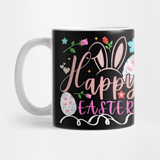 Happy Easter Bunny Rabbit Face Funny Easter Day Mug